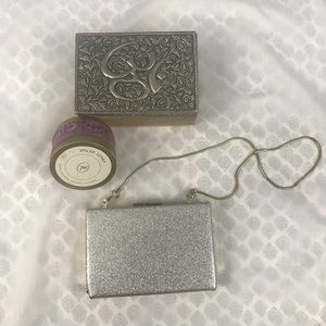 Kate Spade Clutch Purse with Metal Chain